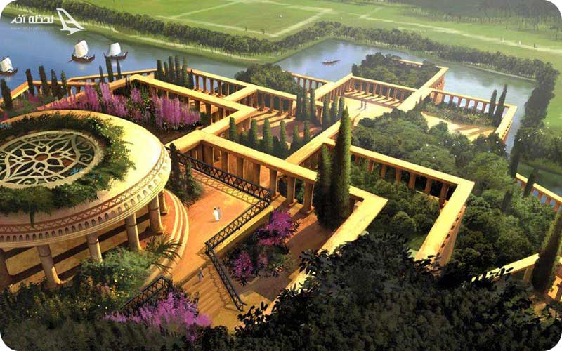 باغ معلق بابل راه گسترش نامدار بلوک نمادار